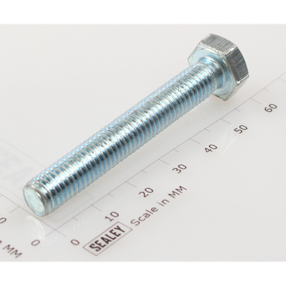 Sealey Hex Head Set Screw M8 X 55 Zinc