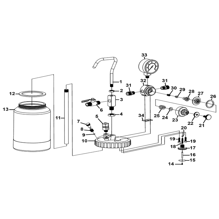 Sealey Valve Return Spring (One-Way)