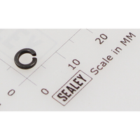Sealey Spring washer m3 black (single) SWM3.SB