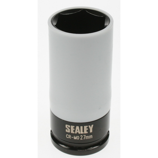 Sealey 1/2" 27mm impact socket (black)