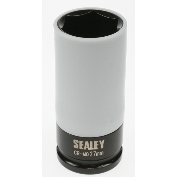 Sealey 1/2" 27mm impact socket (black)