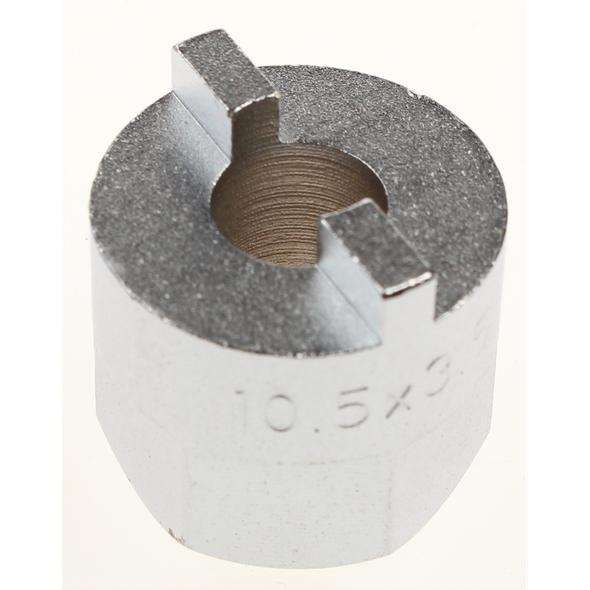 Sealey Strut nut castellated socket 10.5x3.5mm (silver)