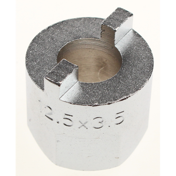 Sealey Strut nut castellated socket 12.5x3.5mm (silver)