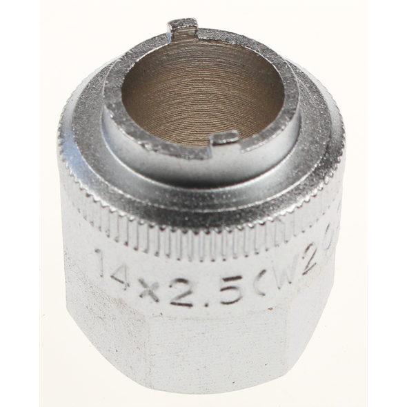 Sealey Strut nut castellated socket 14x2.5mm(w203)silver