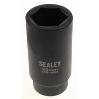 Sealey Impact hub nut socket 1/2"sq dr 29mm