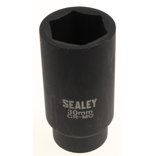 Sealey Impact hub nut socket 1/2"sq dr 30mm