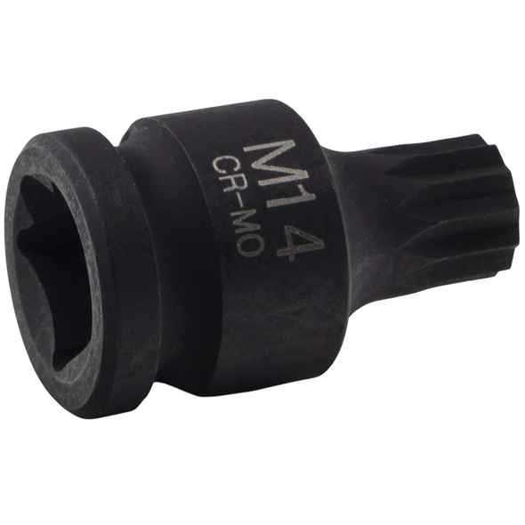 Sealey Impact Spline Socket 1/2"Dr M14 (43mmL)