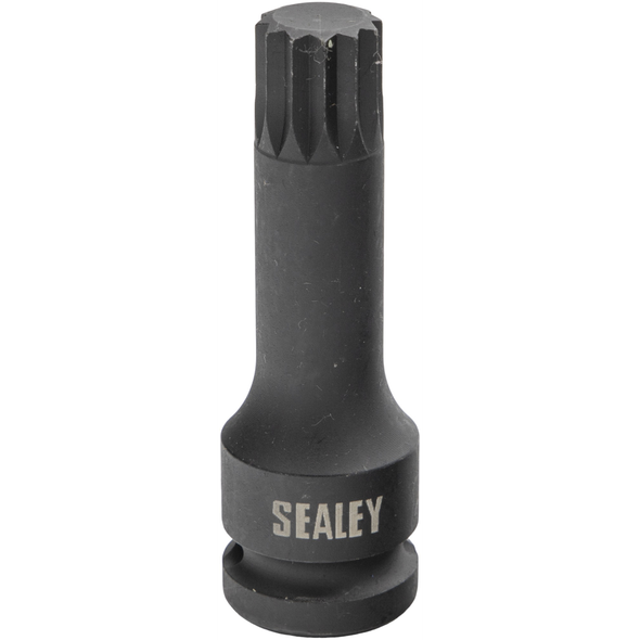 Sealey Impact Spline Socket 1/2"Dr M16 (78mmL)