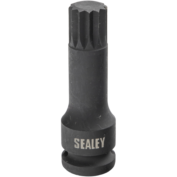 Sealey Impact Spline Socket 1/2"Dr M18 (78mmL)