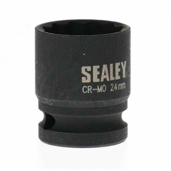 Sealey 1/2" drive 24mm x 38mm bi-hex socket