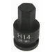 Sealey 1/2" drive 14mm x 43mm hex bit socket