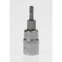 Sealey 1/4"dr. trx-star security bit ts15 SX106.V2-02