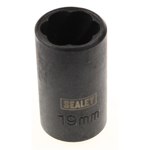 Sealey Wheel nut socket 1/2"dr 19mm