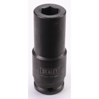 Sealey 1/2"Dr Weighted Impact Socket 17mm