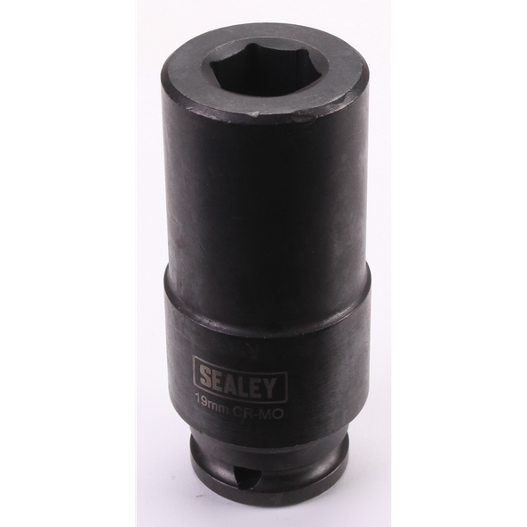 Sealey 1/2"Dr Weighted Impact Socket 19mm