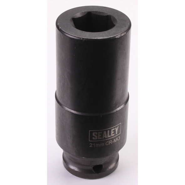 Sealey 1/2"Dr Weighted Impact Socket 21mm
