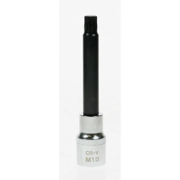 Sealey Spline socket bit 1/2"dr m10 110mml