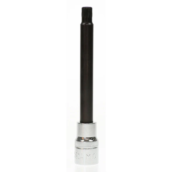 Sealey Spline socket bit 1/2"dr m10 140mml