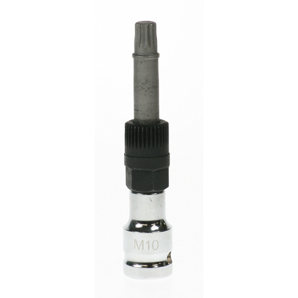 Sealey Spline socket bit 1/2"dr m10 110mml