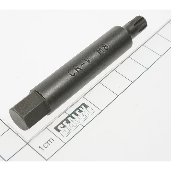 Sealey Spline bit m8 x 75mml