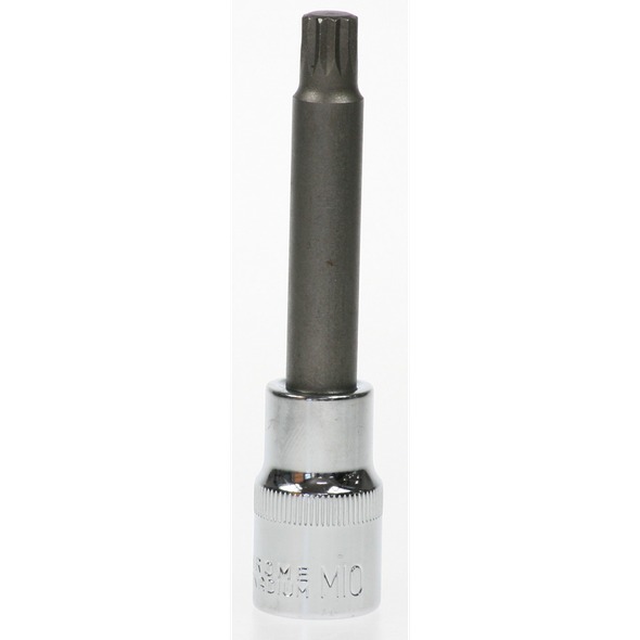 Sealey Spline socket bit m10 x 100mml