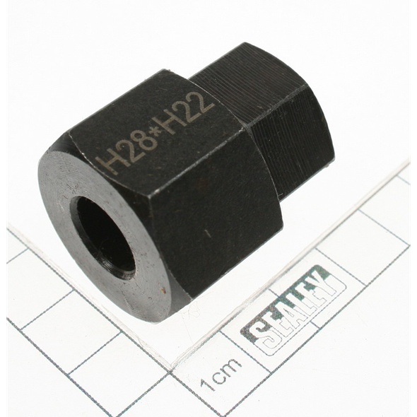 Sealey Hex adaptor 22x28mm