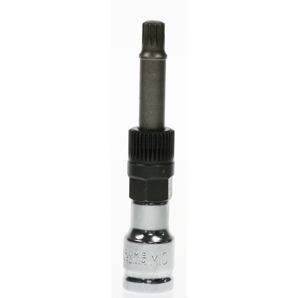 Sealey Socket bit 1/2"dr spline m10-33t x 112mml