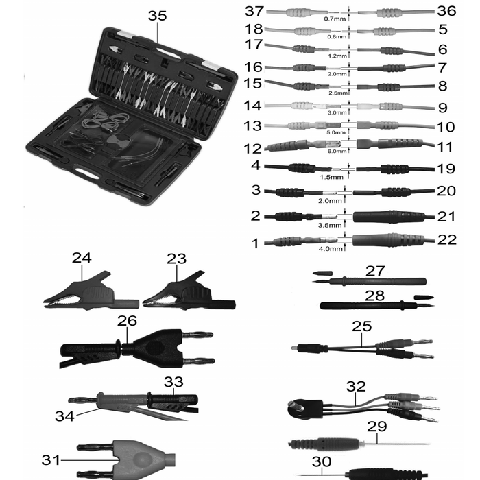 Sealey 2.0mm flat terminal (f) wire
