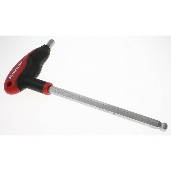 Sealey T-handle hex key (ball-end) t8x135mm