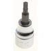 Sealey Hex socket bit 4mm 3/8"sq dr