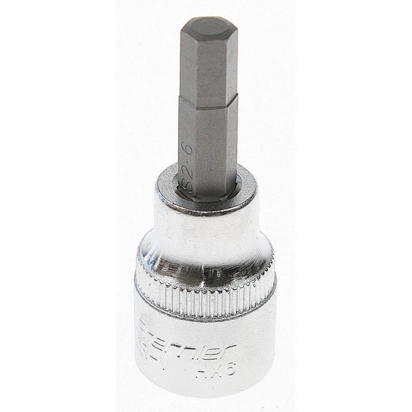 Sealey Hex socket bit 6mm 3/8"sq dr