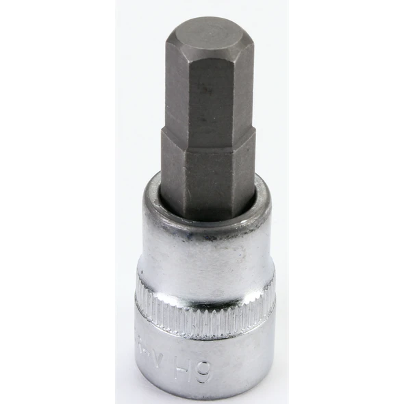 Sealey Hex socket bit 9mm 3/8"sq dr