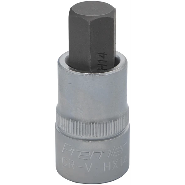Sealey Hex socket bit 14mm 3/8"sq dr