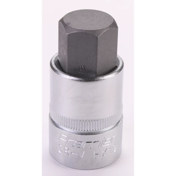 Sealey Hex socket bit 19mm 3/8"sq dr