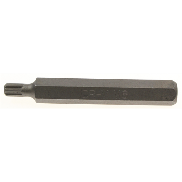 Sealey Spline bit m6 x 75mml