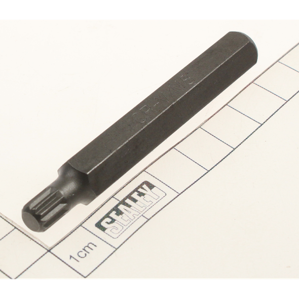 Sealey Spline bit m8 x 75mml
