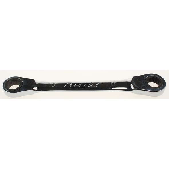 Sealey Micro-lock ratchet dbl ring spanner (10x11)