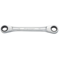 Sealey Micro-lock ratchet dbl ring spanner (14x15)