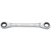 Sealey Micro-lock ratchet dbl ring spanner (14x15)