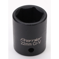 Sealey 1/2"sq 22mm impact socket TBT24.V2-12