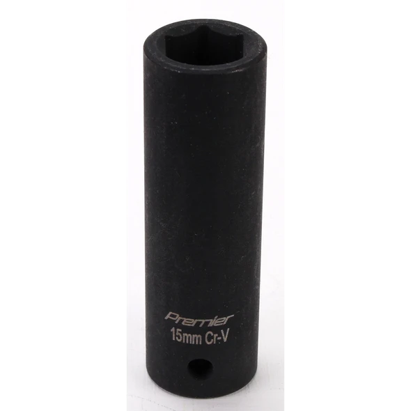 Sealey 1/2"sq 15mm impact socket (deep)