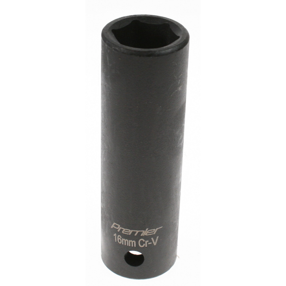 Sealey 1/2"sq 16mm impact socket (deep)