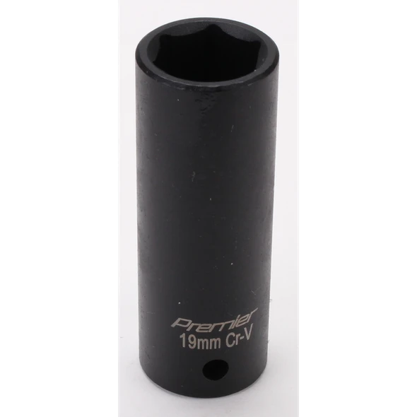 Sealey 1/2"sq 19mm impact socket (deep)