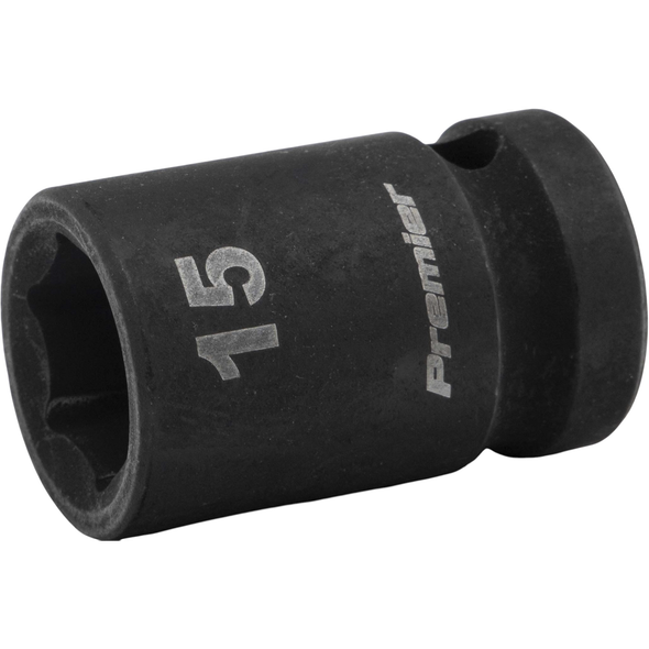 Sealey 1/2"Dr Impact Socket 15mm