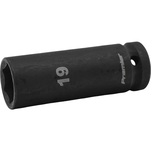 Sealey 1/2"Dr Deep Impact Socket 19mm