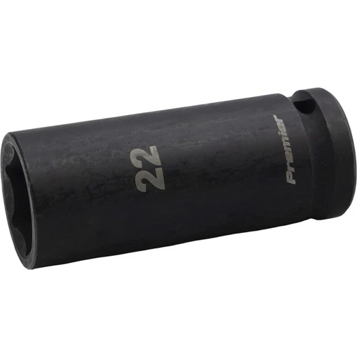 Sealey 1/2"Dr Deep Impact Socket 22mm