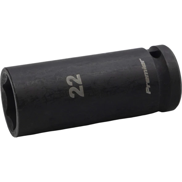Sealey 1/2"Dr Deep Impact Socket 22mm