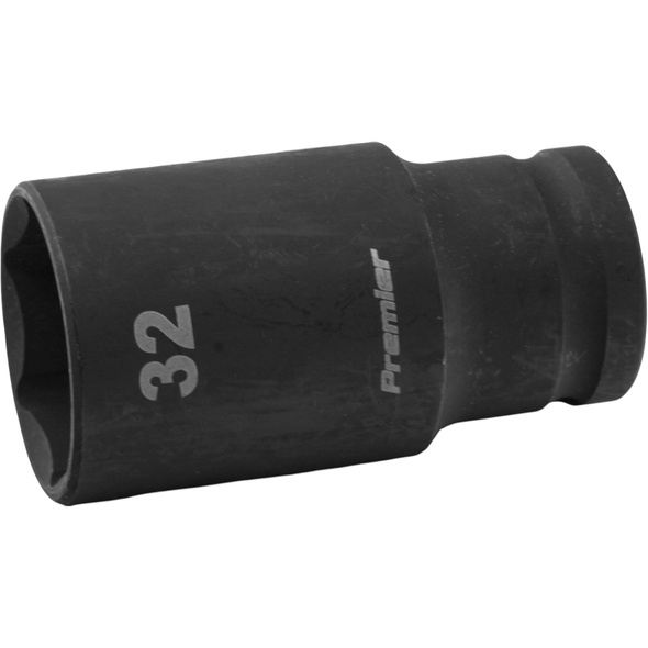 Sealey 1/2"Dr Deep Impact Socket 32mm