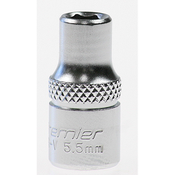 Sealey Socket 1/4"dr 5.5mm (6pt)