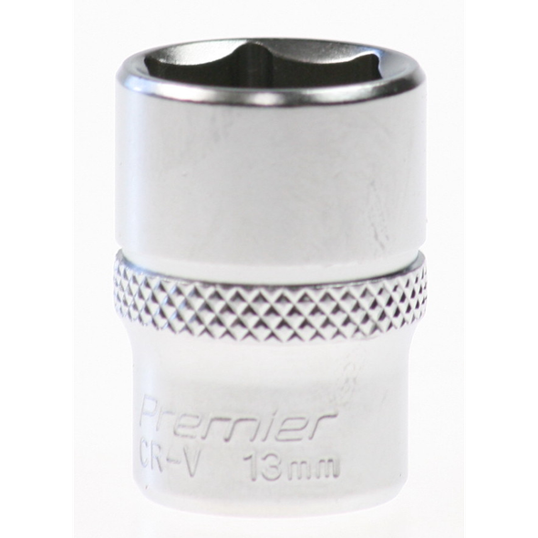 Sealey Socket 1/4"dr 13mm (6pt)